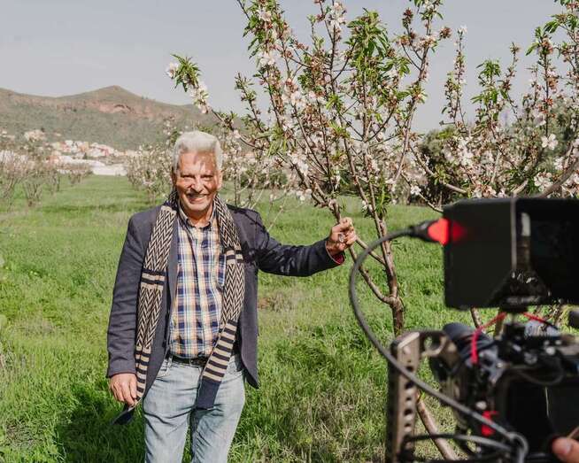 Imagen de la grabación de uno de los vídeos de la campaña / TA